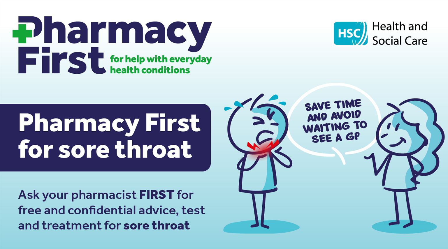 Pharmacy First for sore throat